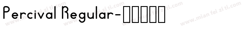 Percival Regular字体转换